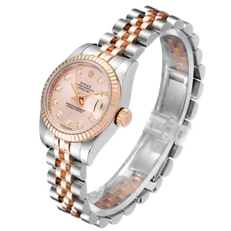 rolex rosa glitzer|Rolex datejust everose gold.